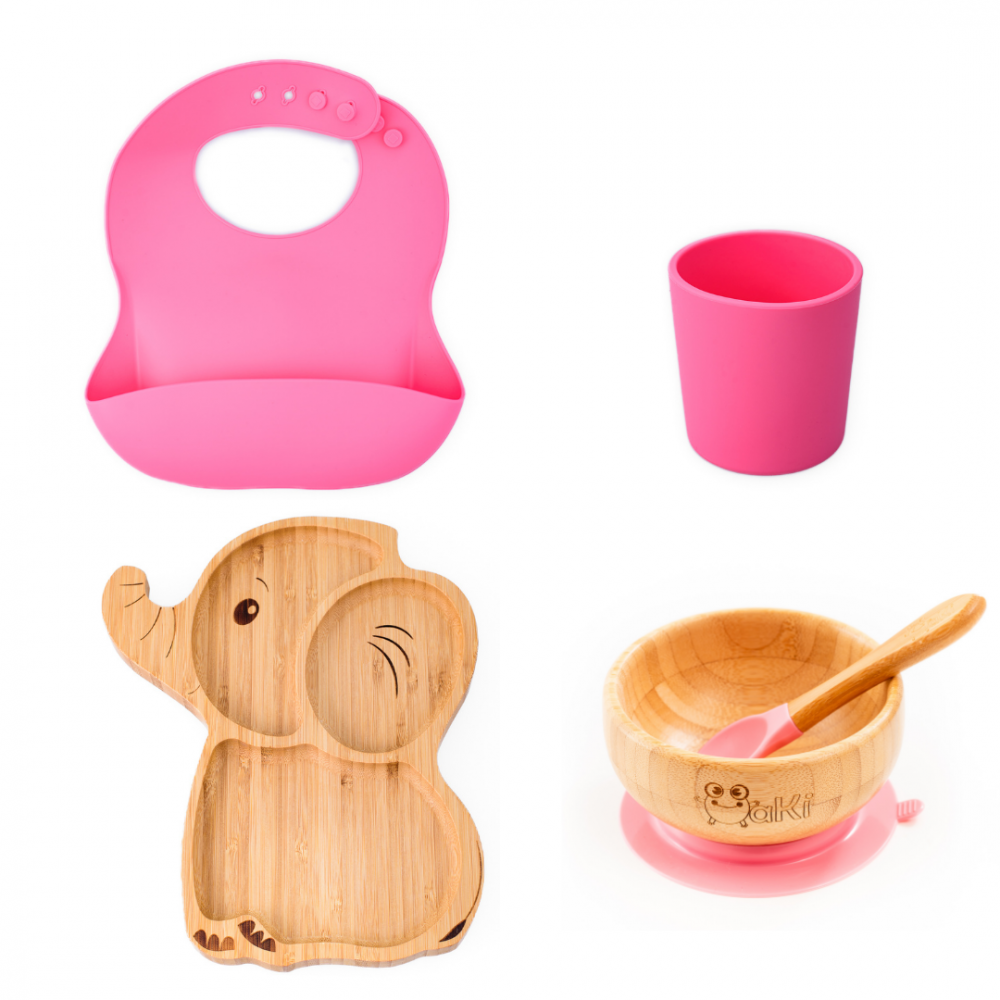 Set Diversificare Oaki Elefant din Bambus