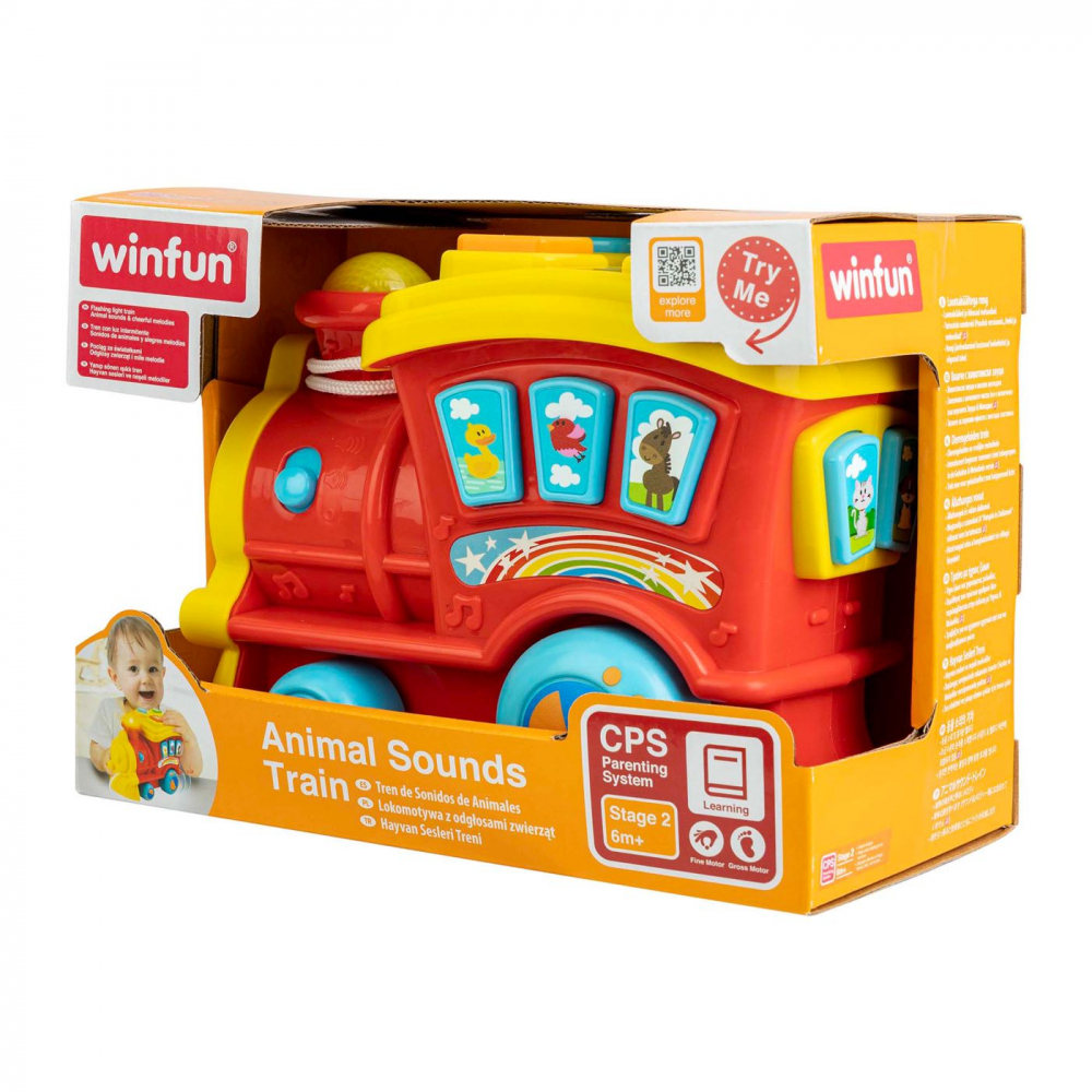 Winfun Trenulet Cu Sunete si Lumini Intermitente