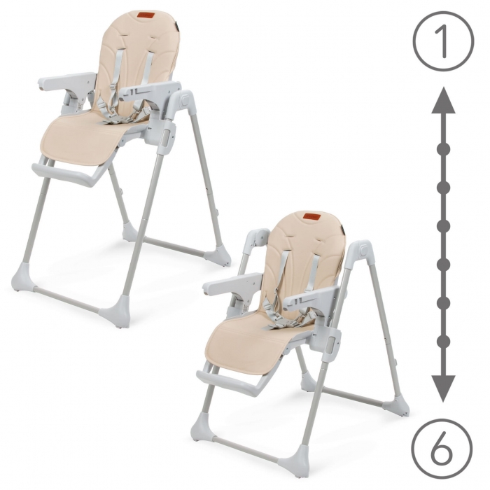 Scaun Masa Kidwell Beno Beige Multifuncțional și Pliabil - imagine 6