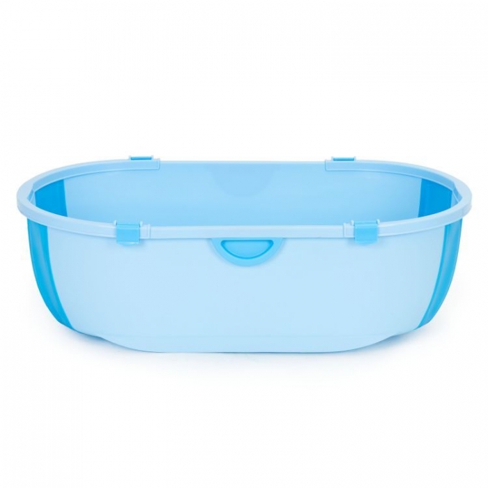 Cadită Baie Ecotoys cu Dop Scurgere Albastru - imagine 7