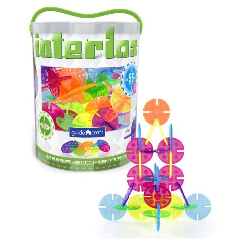 Interlox 96 piese Guidecraft - Jucărie constructie