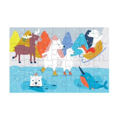 Avenir Puzzle Polar 28 Piese - Educativ 3+ Ani - imagine 2
