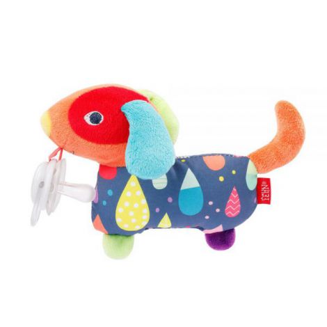 Fehn Jucărie cu Inel pentru Suzetă, Cateluș, 16 cm - imagine 2