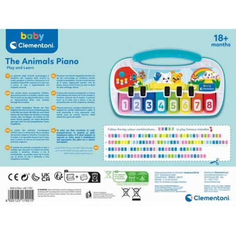 Pian Interactiv Clementoni - Primele Note Muzicale - imagine 5