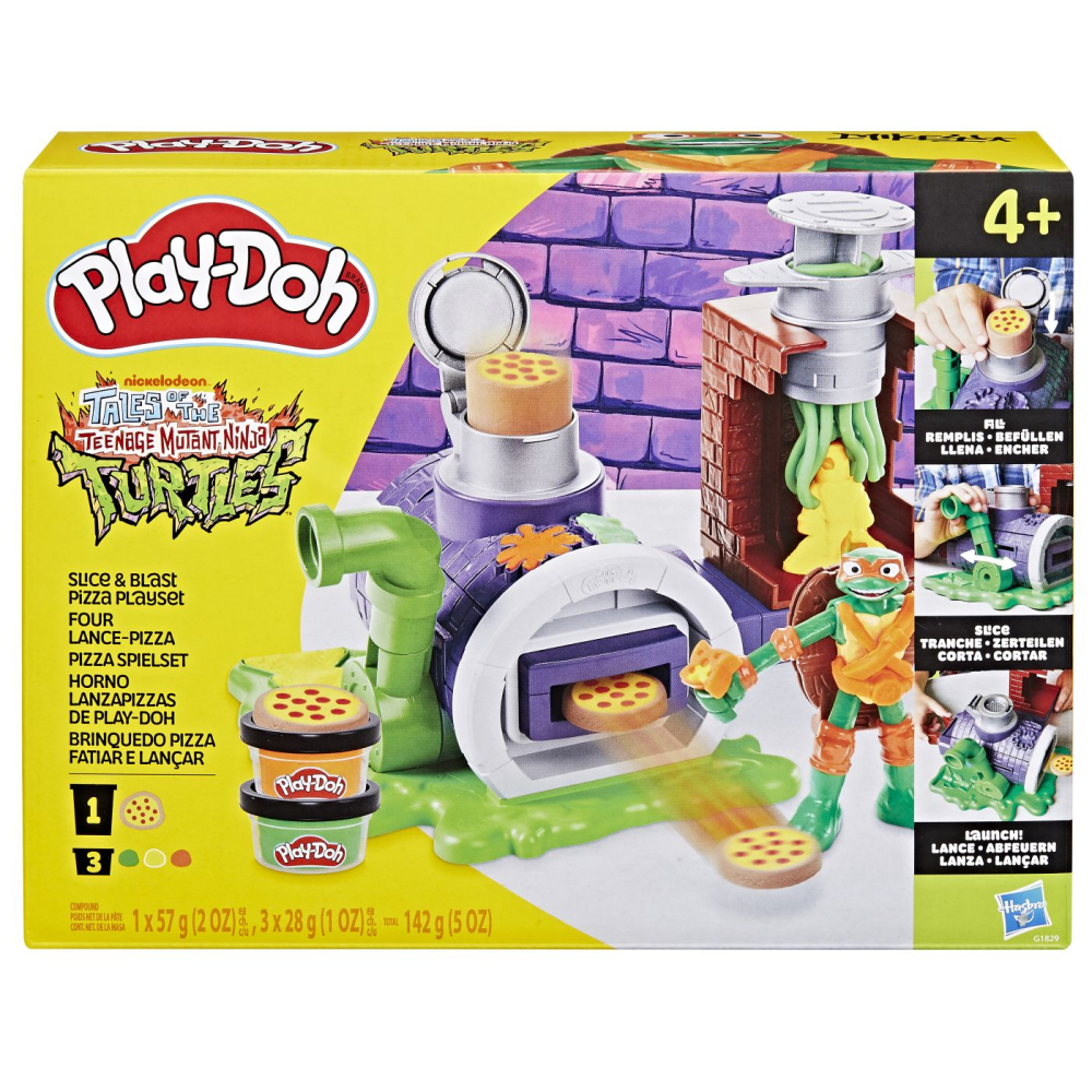 Hasbro Play-Doh Testoase Ninja Set Pizza