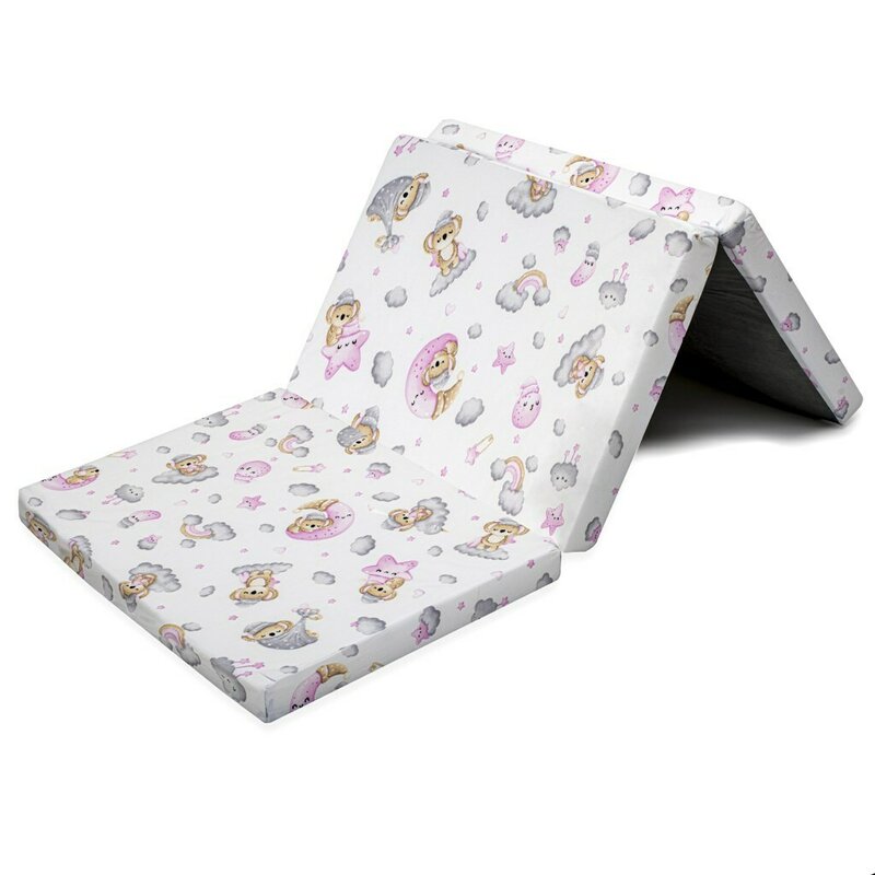 Salteluta Pliabila New Baby 120x60 cm - Koala Pink