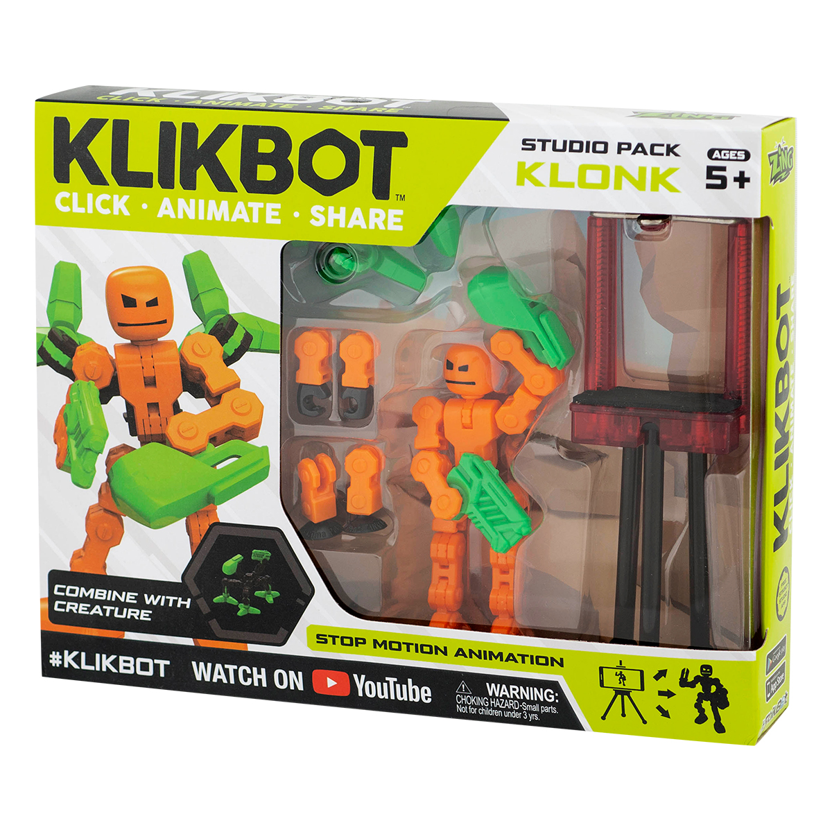 KlikBot Orange Set Studio Animatii Stop-Motion