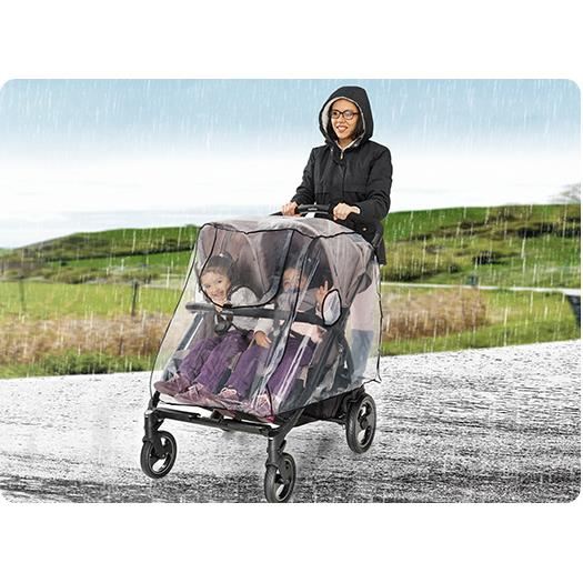 Pelerină ploaie REER pentru cărucioare duble