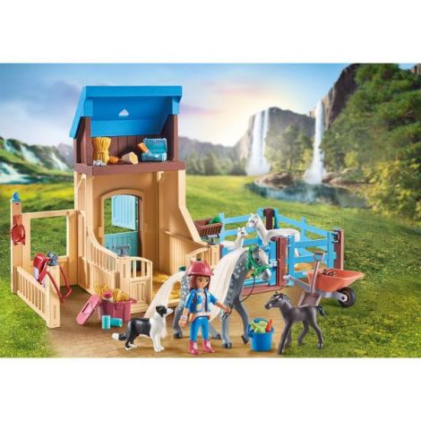 Playmobil Grajad cu Amelia și Calul Whisper