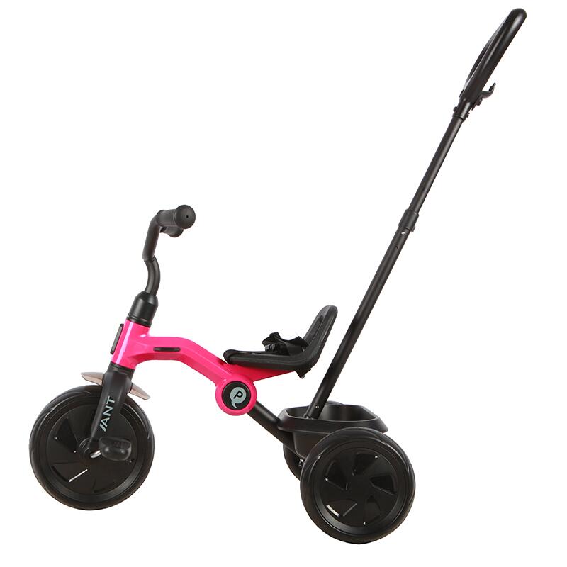 Tricicleta Qplay Ant Plus Roz | Pliere Compactă