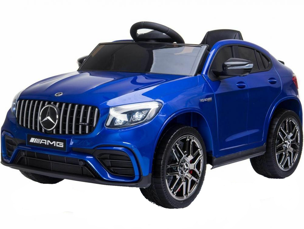 Masinuta Mercedes Benz GLC63 Electrica 12V Albastru - imagine 5