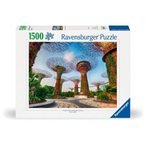 Puzzle Ravensburger Gardens by Bay Singapore 1500 piese