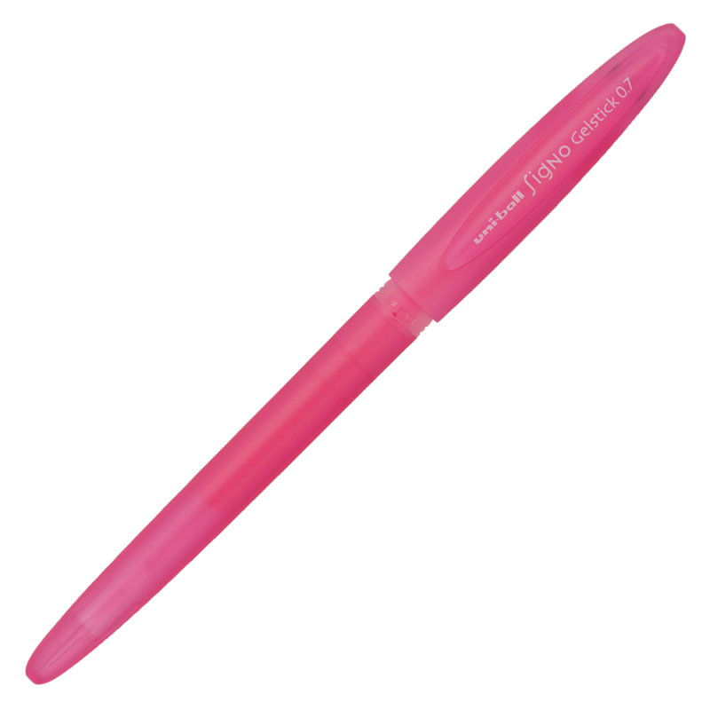 Pix Uni-ball Signo GelStick 0.7mm, Roz Fluorescent