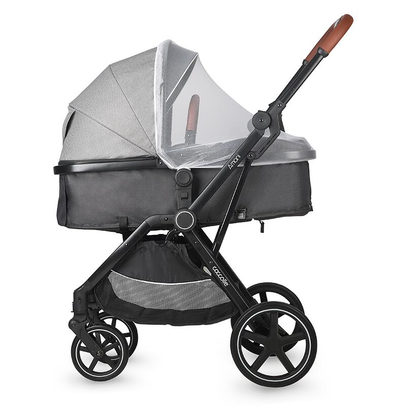 Cărucior 3in1 Coccolle Amani Aluminiu Anthracite - imagine 10