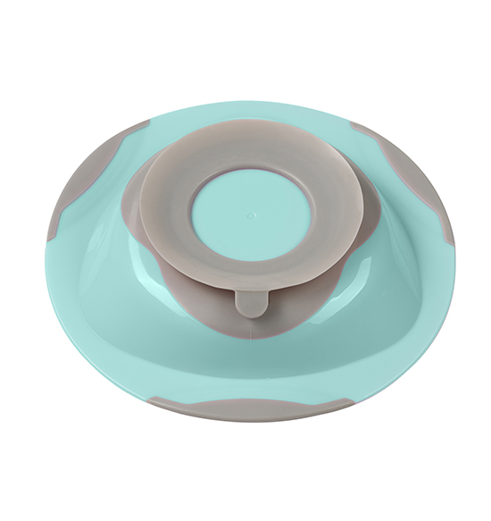 Farfurie cu ventuza Baby Ono Mint Antialunecare