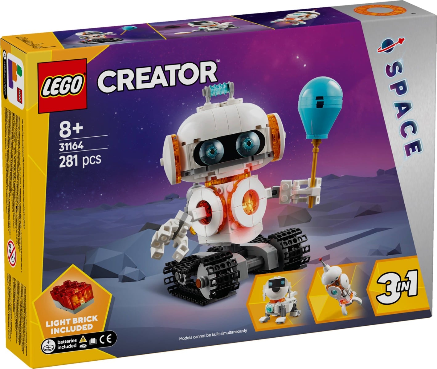LEGO Creator 31164 Robot Spatial 3 în 1