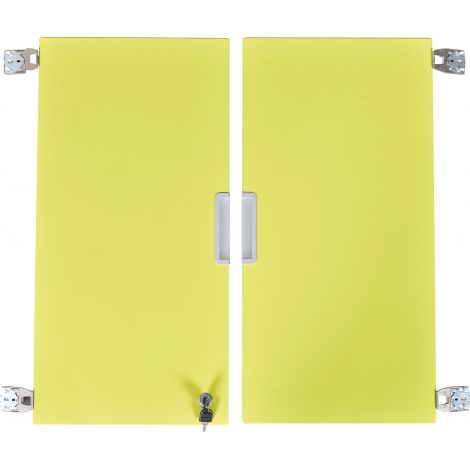 Set 2 Usi Verde Lime cu Incuietoare - Moje Bambino
