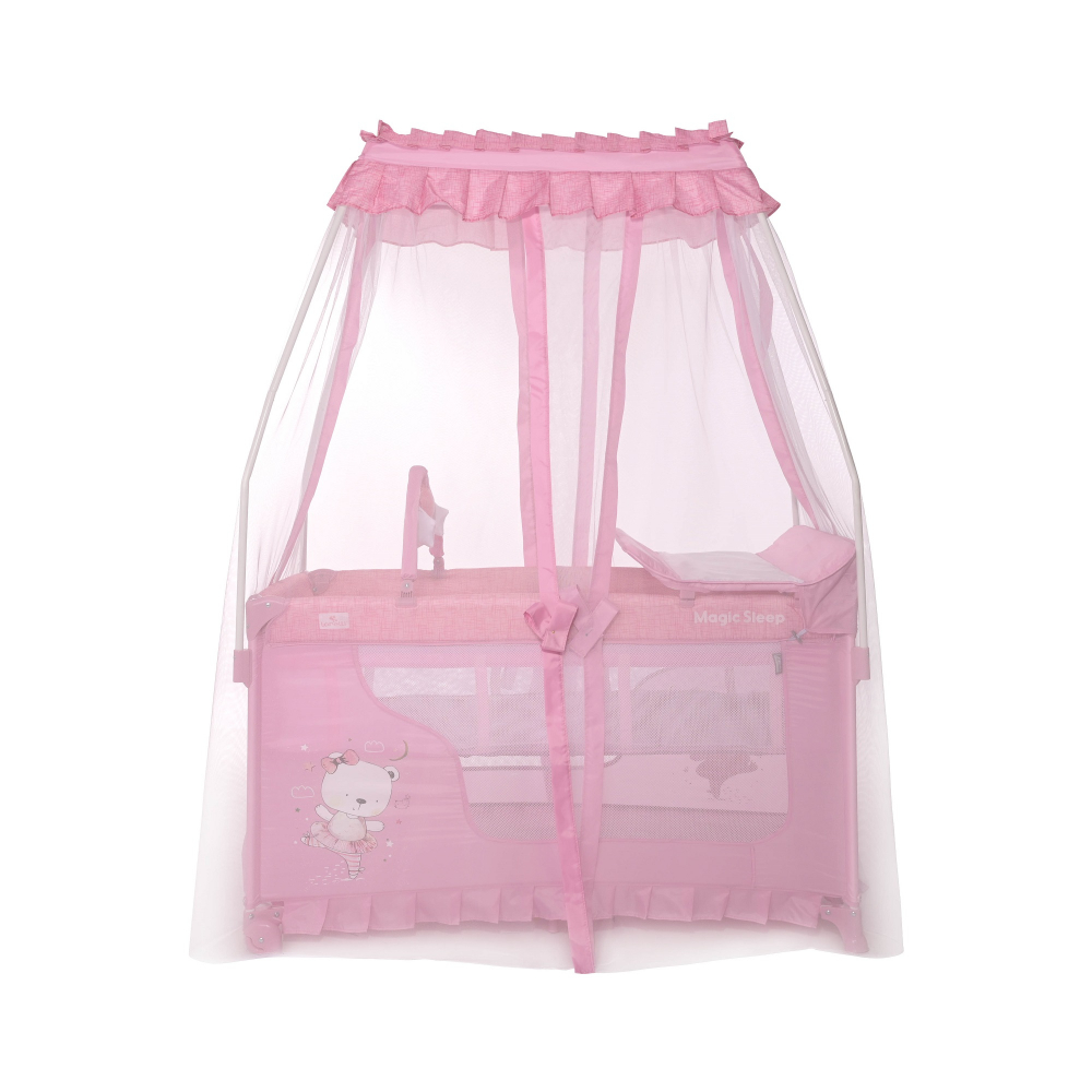 Pătuț pliabil Lorelli Magic Sleep Mellow Rose