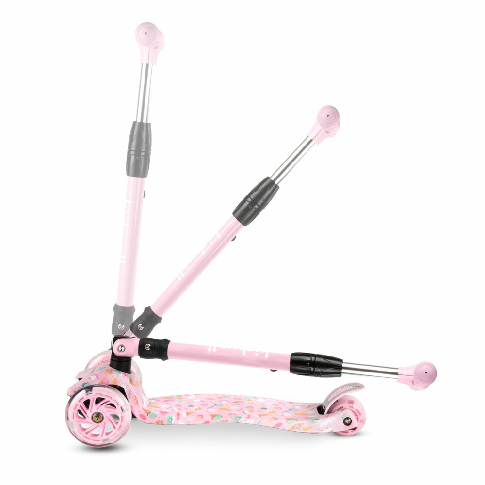 Kidwell Vento Candy - Trotinetă cu LED pliabilă - imagine 2
