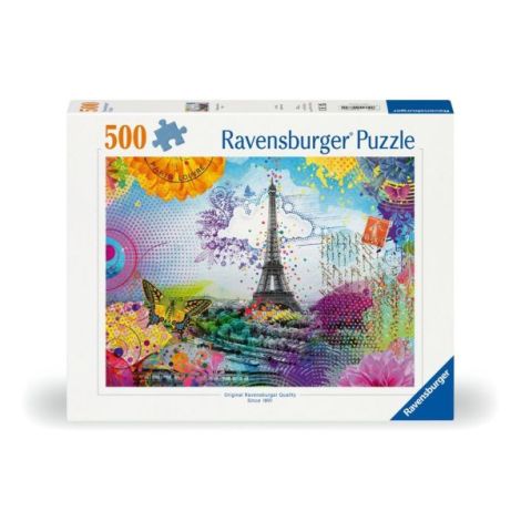 Ravensburger Puzzle Paris 500 piese - Ambalaj carton - imagine 2