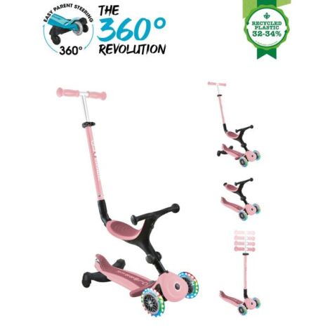 Globber Go•up 360° Lights 3-in-1 Roz
