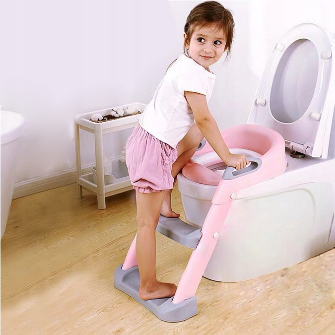 Reductor Toaleta Little Mom Pliabil Pink - imagine 7