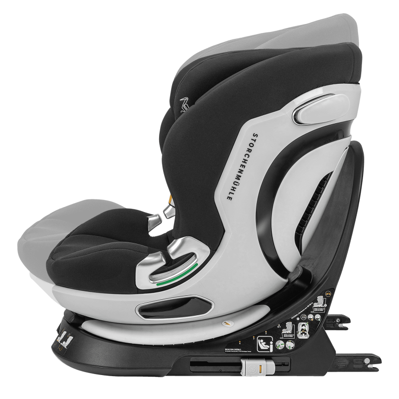 Scaun auto Storchenmühle Niki Kid, 76-150 cm, Onyx - imagine 2