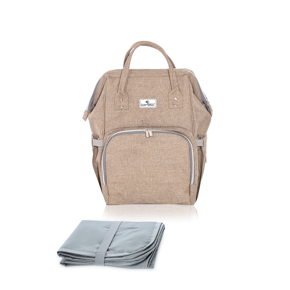 Rucsac Lorelli Tina Beige Multicompartiment - imagine 2