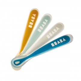 Set 4 Lingurițe Beaba Silicon Rainbow - imagine 3