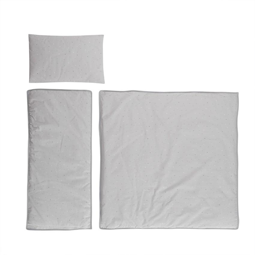 Set Lenjerie Iarnă Carucior Lorelli 4 Piese Grey Sky