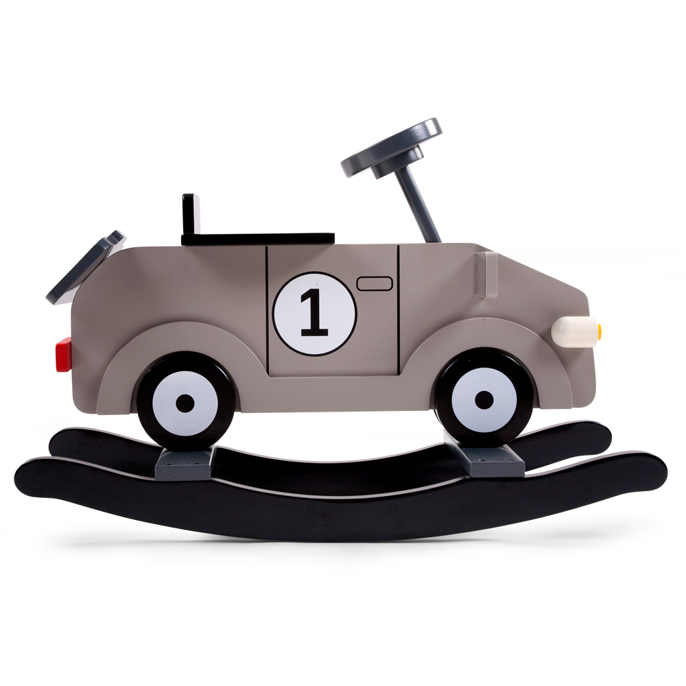 Balansoar Childhome My First Car Gri MDF - imagine 3