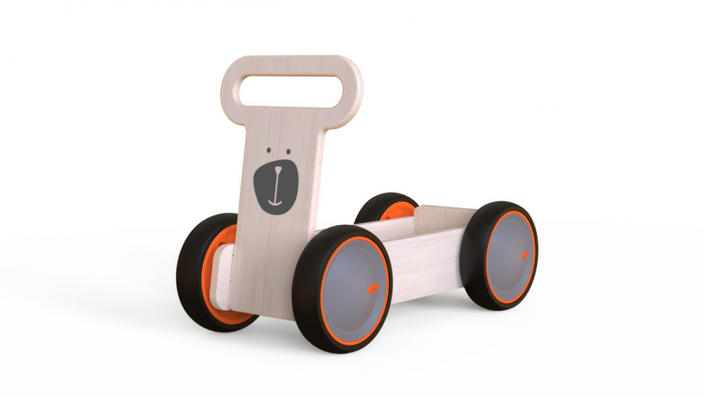 Mamatoyz Ride-On 3 in 1 Ursulet - imagine 3