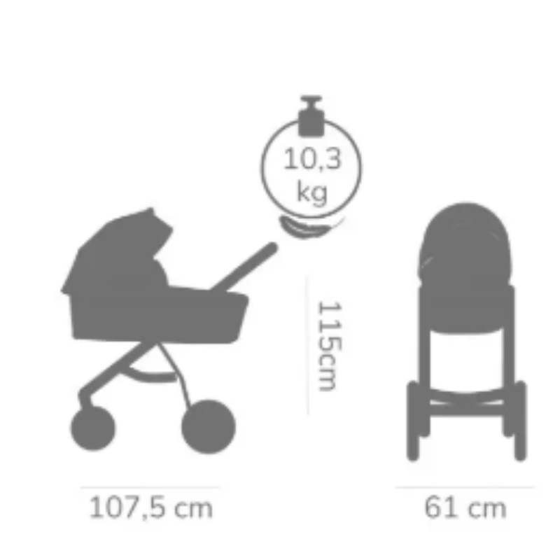 Carucior Tutis Mio 3+ | Premium 2in1 - imagine 2