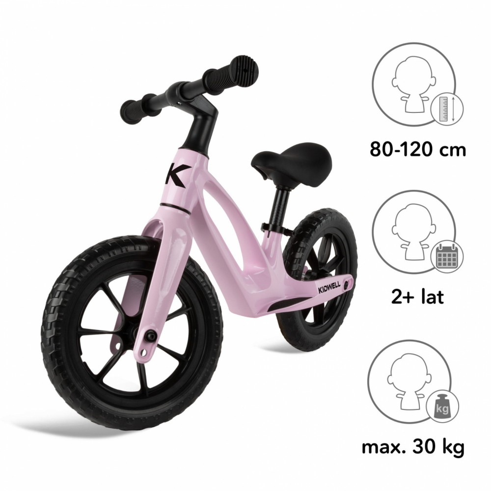 Bicicletă Echilibru Kidwell Vito Pink - Ușoară - imagine 6