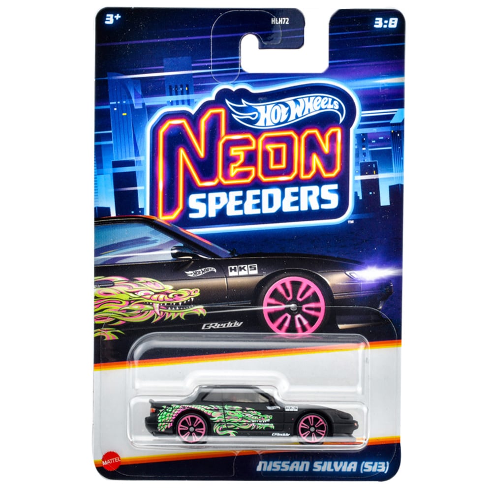 Masina Hot Wheels Nissan Silvia Neon Speeders