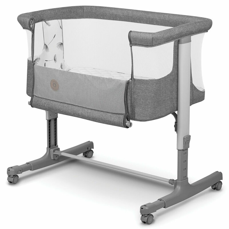 Patut Co-sleeper 3 in 1 Lionelo Aurora Gri - imagine 4