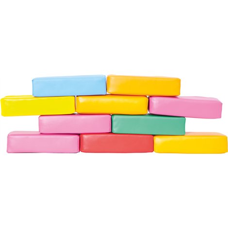 Set 10 caramizi spuma joaca Moje bambino