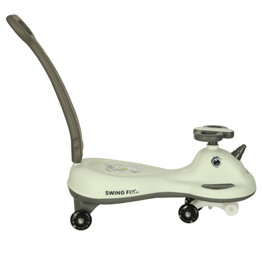 Ikonka PlasmaCar Swing FIX Gri cu LED - imagine 8