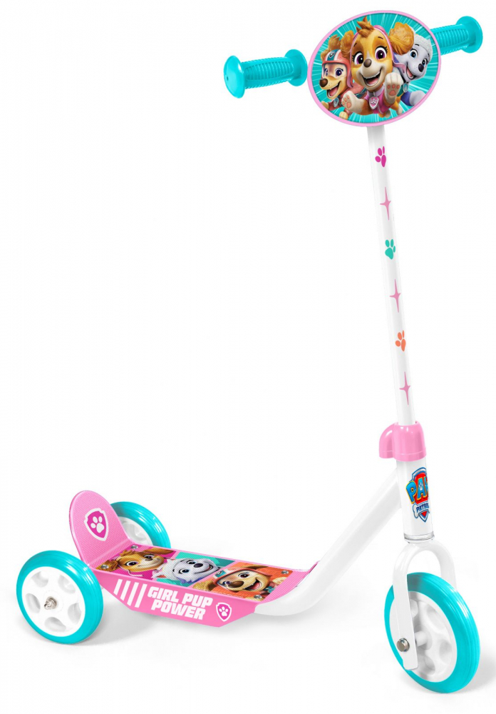 Trotineta Stamp Paw Patrol Pink cu 3 roti - imagine 3