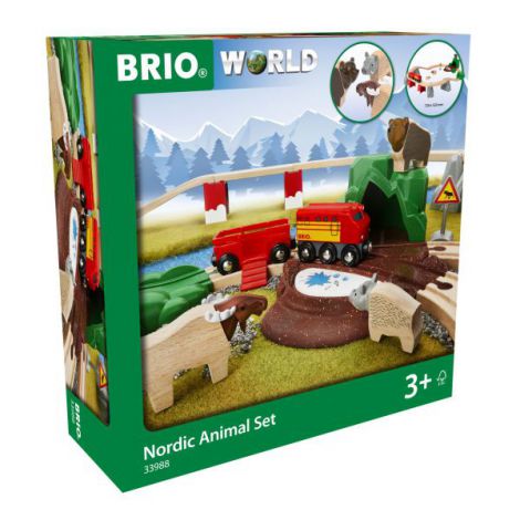 Set Animale Nordice Brio 33988 - Trenulet și Figurine - imagine 9