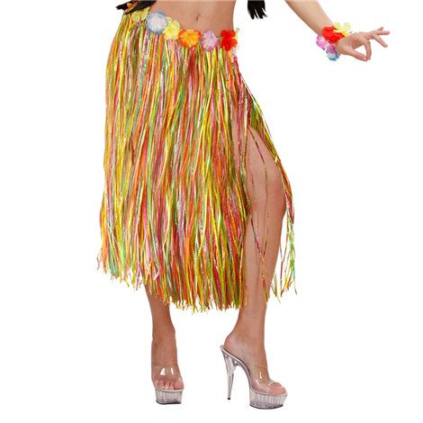 Fusta Hawaii Widmann - Flori Multicolore