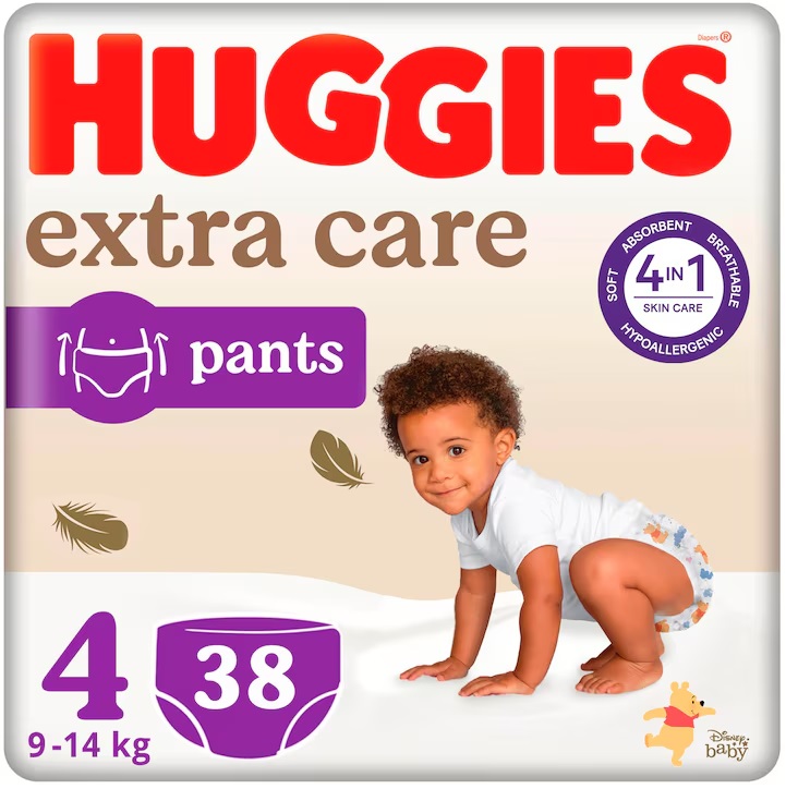 Scutece Chilotel Huggies Extra Care 4, 9-14 kg, 38 buc - imagine 8