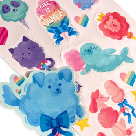 Abtibilduri parfumate Ooly Cotton Candy - imagine 2