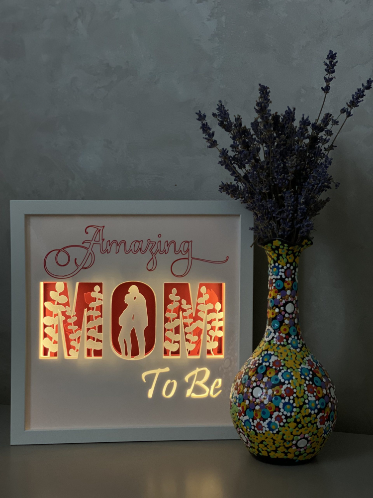 Tablou Luminos Părinți și Copii | Noorhandmadeatelier - imagine 2