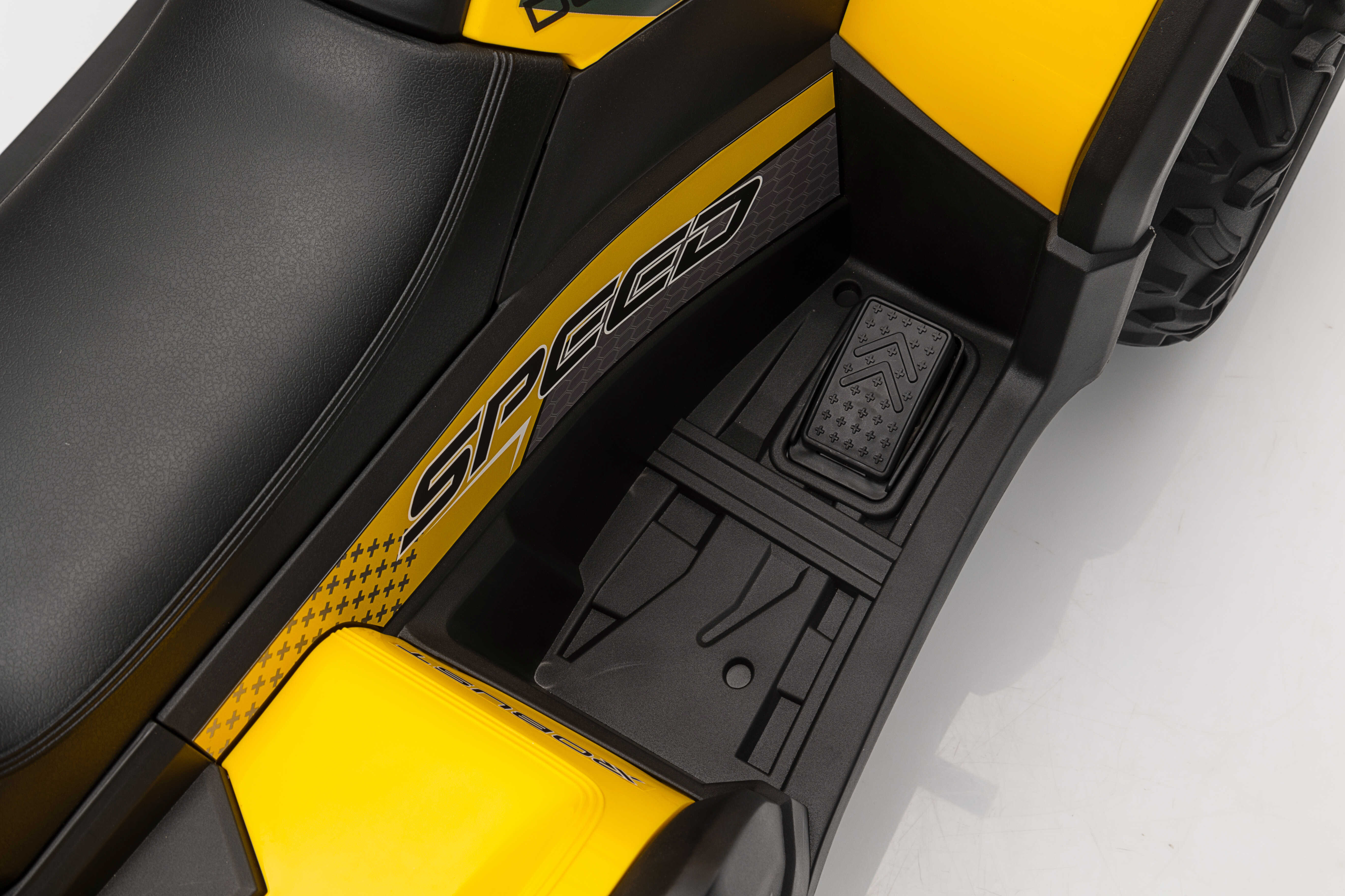 ATV electric pentru copii Mini Desert 12V 4x4 Galben, telecomanda parentala, Bluetooth - Autokids.ro - imagine 5