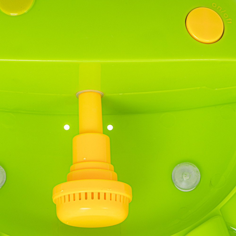 Jucărie Baie Muzicală Green Frog cu Spumă Ikonka - imagine 4
