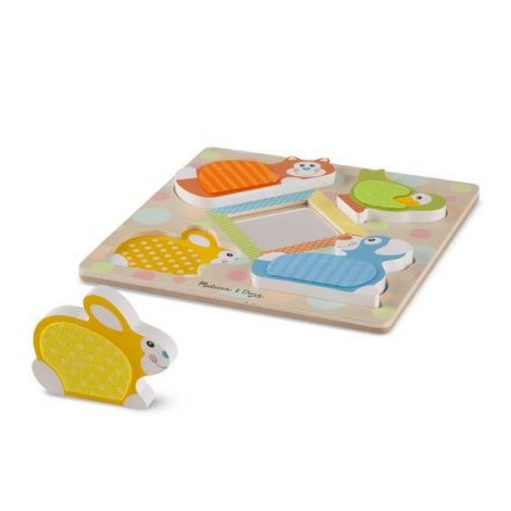 Puzzle Tactil Pets Melissa & Doug cu Oglindă - imagine 2