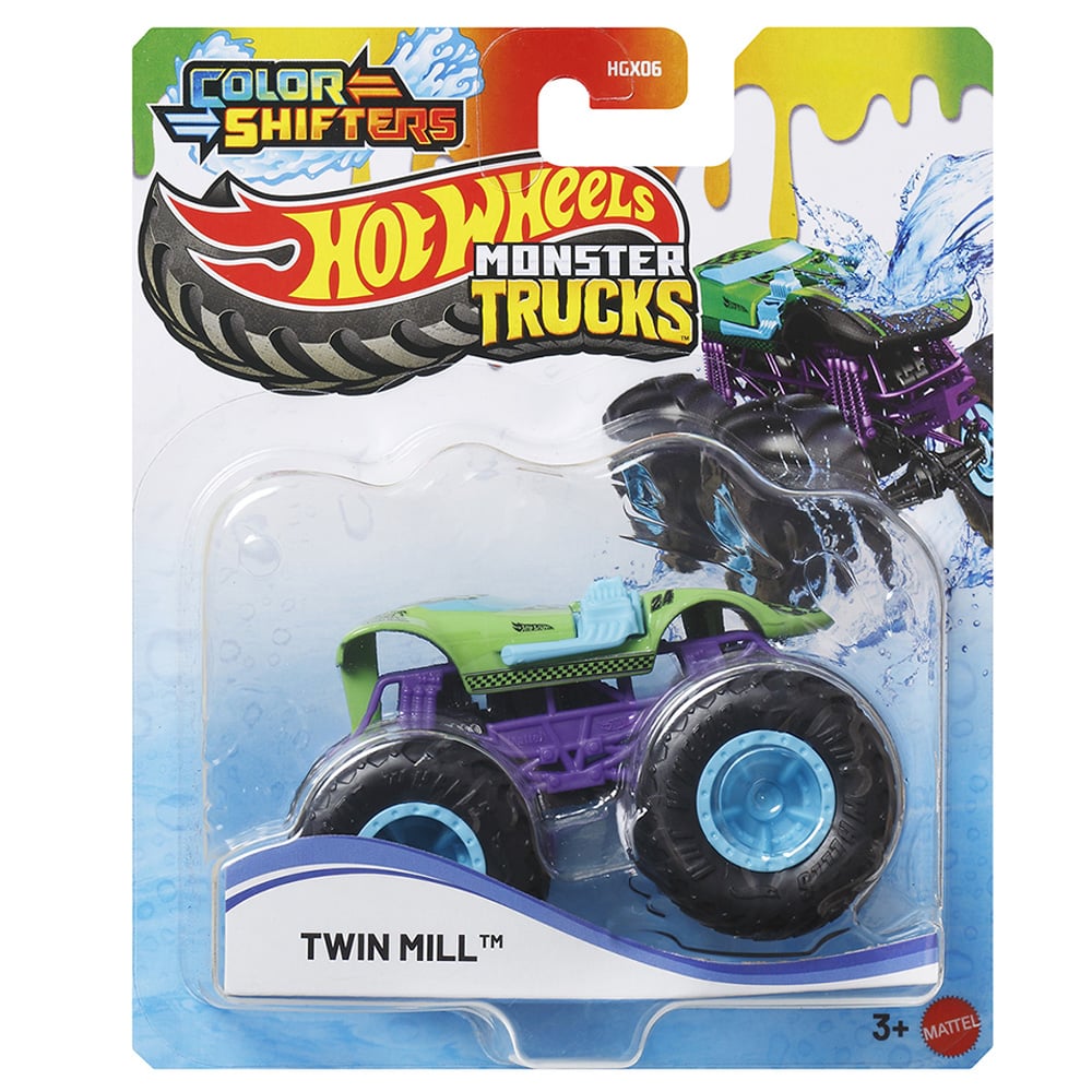 Hot Wheels Twin Mill Color Shifters - Schimbă Culoarea