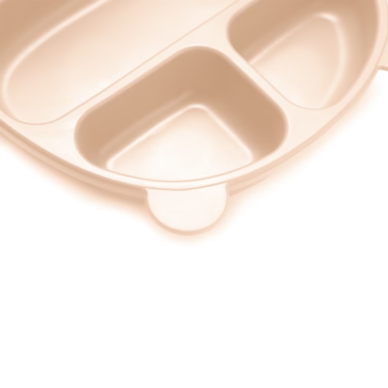 Farfurie silicon 3 compartimente Kidnort - imagine 4