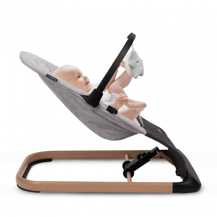Balansoar Kidwell Laro Wooden Grey, Confort și Siguranță